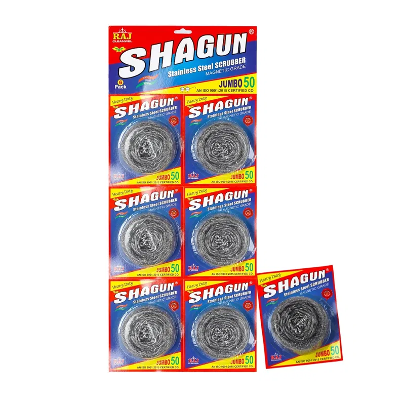 Shagun Big Stainless Steel Scrubber 1pcs