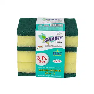 Shagun Sponge Scrubber (3 in 1)