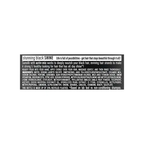 Sunsilk Stunning Black Shine Shampoo 625ml - photo 3