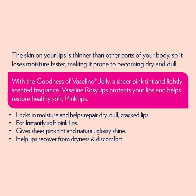 Vaseline Lip Care Rosy Lips 10g - photo 2
