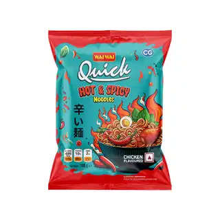 Wai Wai Quick Hot & Spicy Noodles