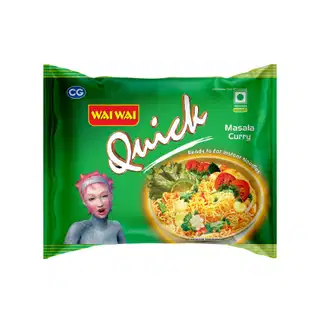 Wai Wai Quick Masala Curry Veg Noodles
