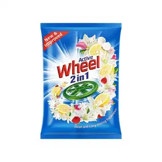 Wheel Active 2-in-1 Blue Detergent Powder 1kg