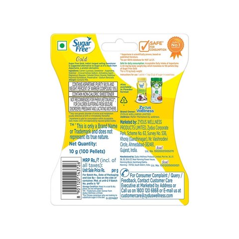 Sugar Free Gold Sweetener