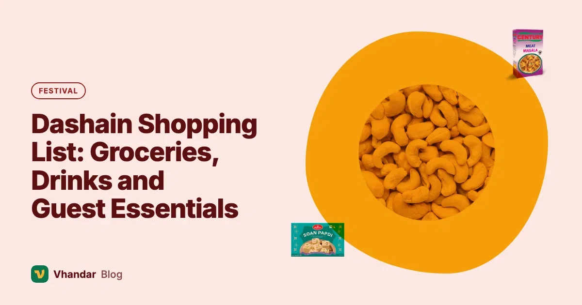Dashain Shopping List: Groceries, Drinks and Guest Essentials
