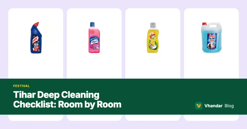 Tihar Deep Cleaning Checklist: Room by Room