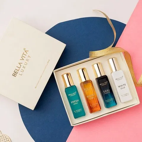 Bella Vita Organic Unisex Luxury Perfume Perfume Gift Set (4x20ml)