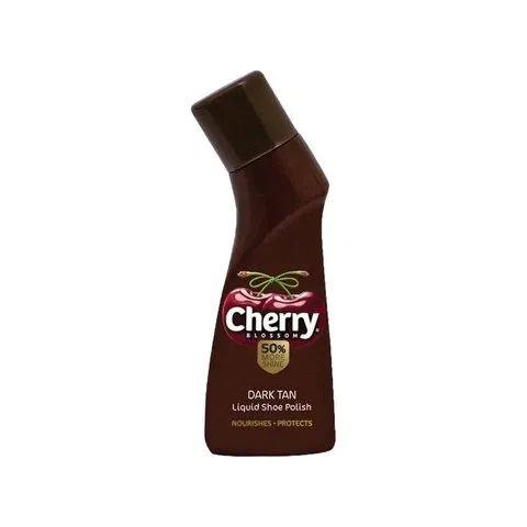 Cherry Blossom Dark Tan Liquid Shoe Polish