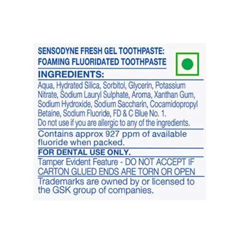 Sensodyne Fresh Mint Sensitive Toothpaste