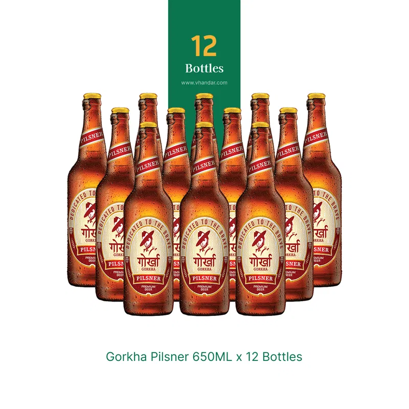Gorkha Pilsner Bottle Big (650ml)