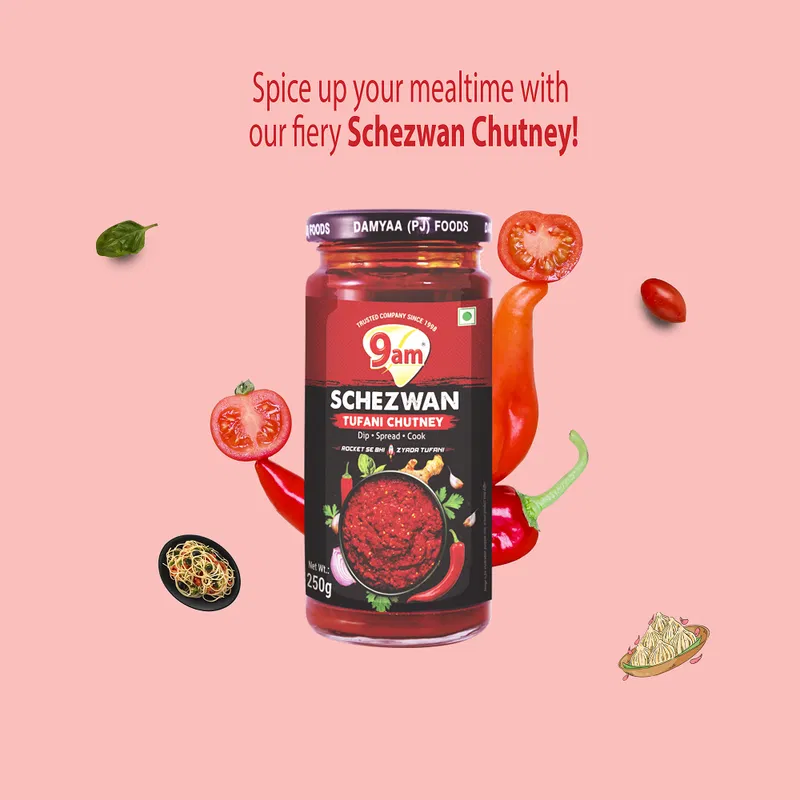 9am Schezwan Chutney