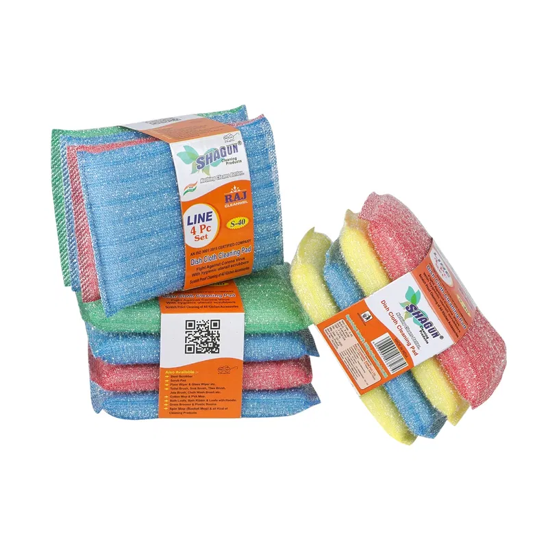 Shagun Dish Cloth Cleaning Pad (Pack of 4)