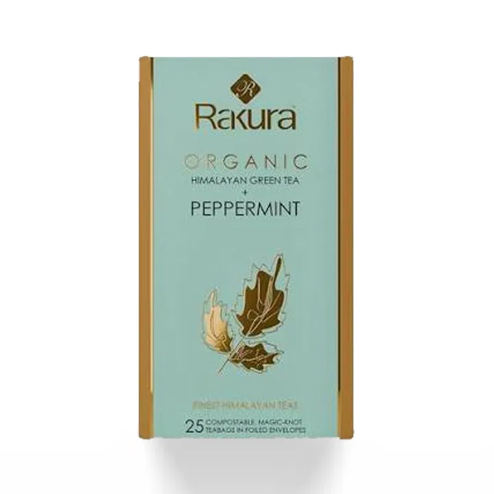 Rakura Organic Pepprermint Himalayan Green Tea (25Tea Bag)