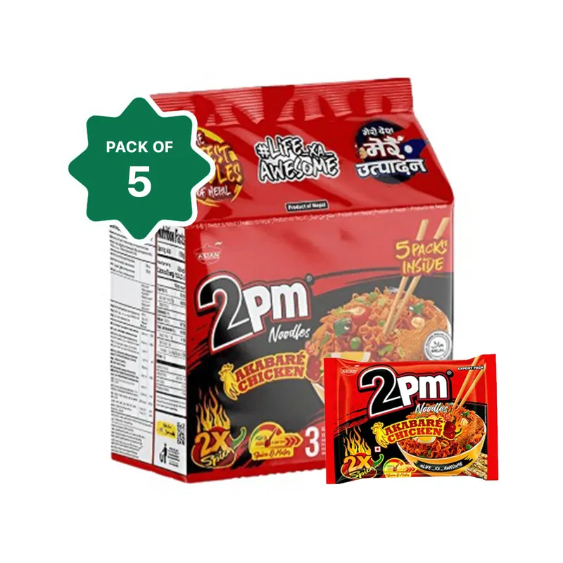 2pm 2X Spicy Akabare Chicken Noodles (100gm)