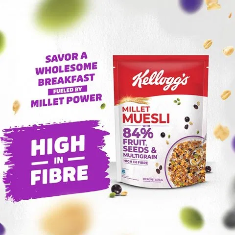 Kellogg's Millet Breakfast Cereal Muesli
