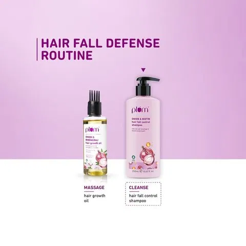 Plum Onion & Biotin Hair Fall Control Shampoo