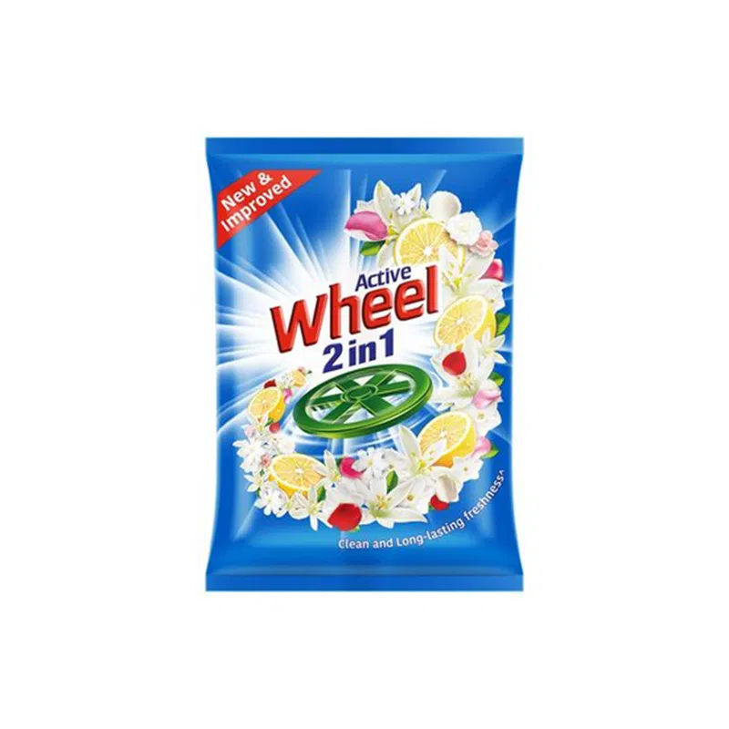 Wheel Active 2-in-1 Blue Detergent Powder