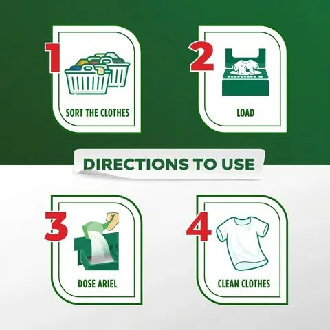 Ariel Matic Front Load Detergent Powder (4kg + 2Kg Free) - Free 500 ml Liquid Detergent Inside