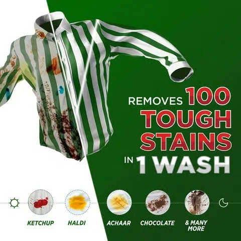 Ariel Matic Front Load Detergent Powder (4kg + 2Kg Free) - Free 500 ml Liquid Detergent Inside