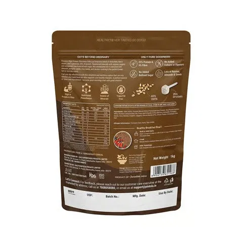 Pintola High Protein Oats (Dark Chocolate)