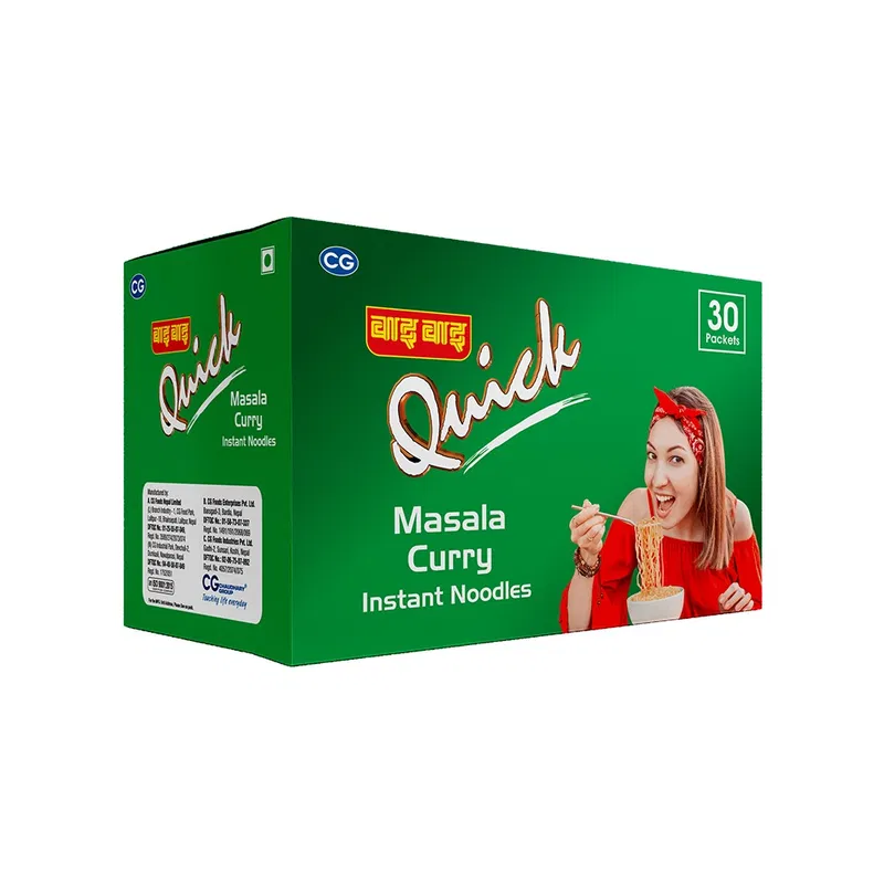 Wai Wai Quick Masala Curry Veg Noodles (60gm)