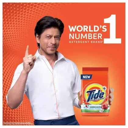 Tide Plus Double Power Washing Detergent Powder (Jasmine & Rose) (4Kg+1Kg)