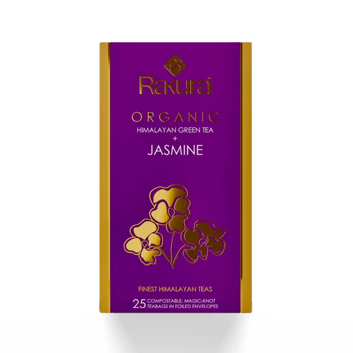 Rakura Organic Jasmine Himalayan Green Tea (25Tea Bag)