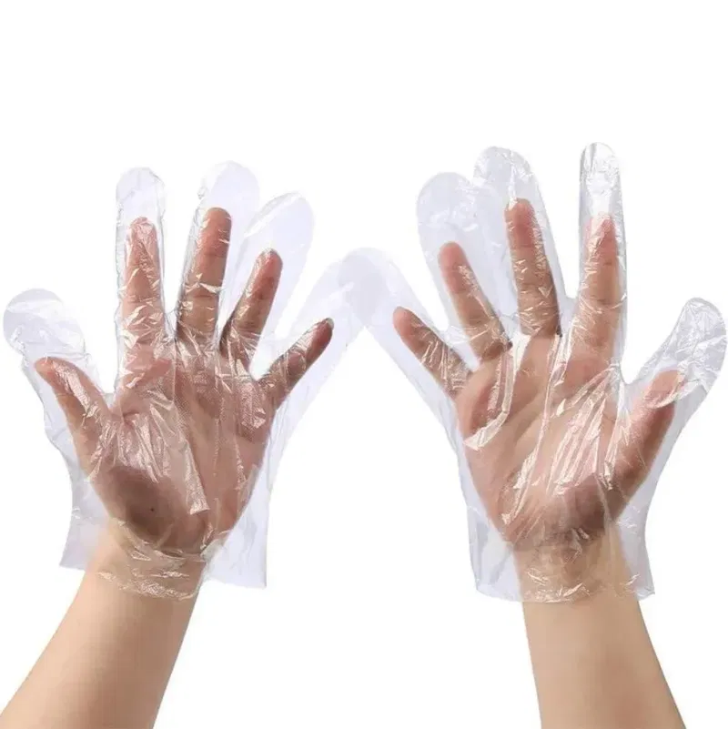 Disposable Transparent Food Safe Clear Plastic Gloves