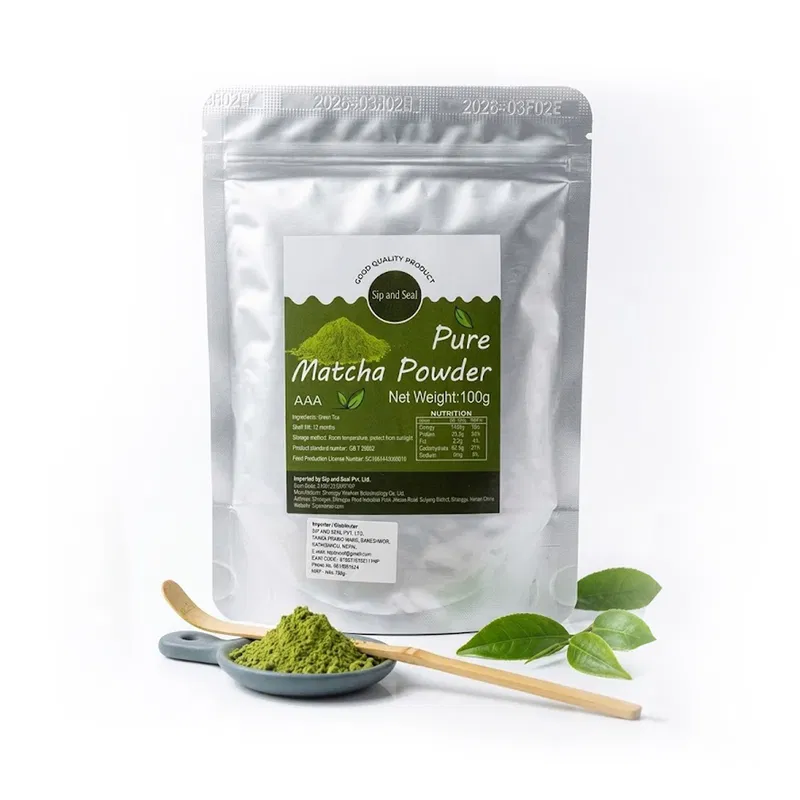 Sip & Seal Matcha Powder