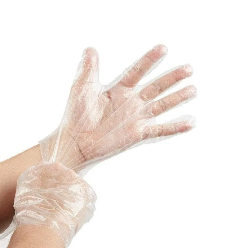 Disposable Transparent Food Safe Clear Plastic Gloves