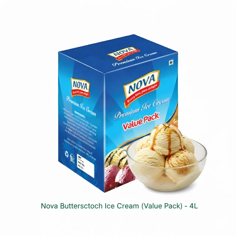 Nova Butterscotch Ice Cream (Value Pack)