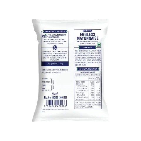 Veeba Eggless Mayonnaise Prefessional