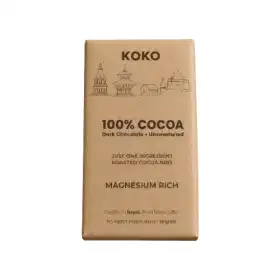 KOKO 100% Cocoa Dark Chocolate - Vhandar
