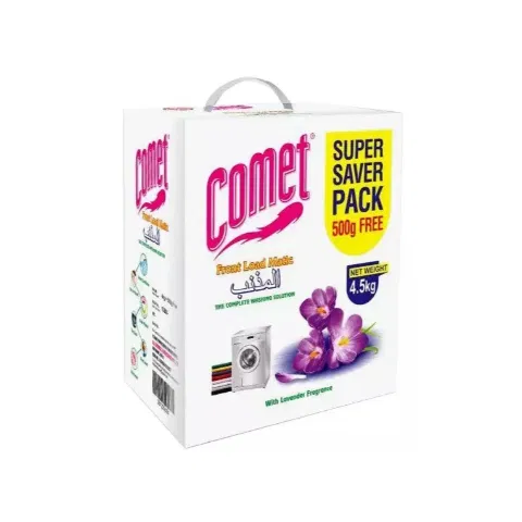 Comet Front Load Matic Detergent Washing Powder, 4kg + 500gm Free