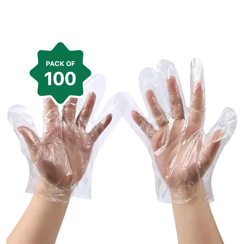 Disposable Transparent Food Safe Clear Plastic Gloves